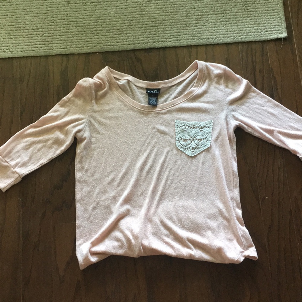 Rue  21 long sleeve pink